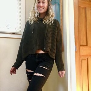 Chunky Cropped Sweater